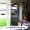 Pet Proof Window Screen Replacement Adjustable Thicken Charcoal Fiberglass Screen