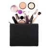 Aspire 6-Pack Black 12oz Cotton Canvas Zipper Bags Pen/Pencil Cases