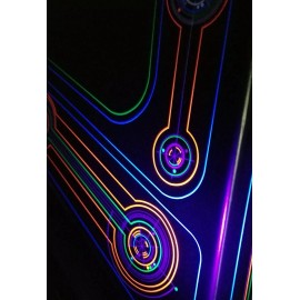TRON SCREEN PRINTED FLUORESCENT SHROUD ART EXCLUSIVE!