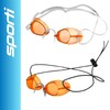 Sporti Antifog Swedish Goggle + Bungee Strap (Orange)