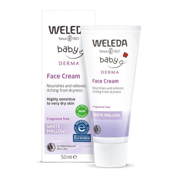 Weleda Baby Derma Face Cream - White Mallow 50ml