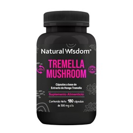 NW Mushroom Tremella 180 Capsulas - Hongos Adaptgenos Noontropico Doble Extraccin  Ingredientes Naturales  Gluten Free Soya Free Lacteos Free Vegan   