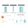 Miracle Hurry Face Mask, Premium Sheet Mask, V3 Foundation, Developer