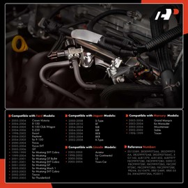 A-Premium MAP Manifold Absolute Pressure Sensor Compatible with Ford, Jaguar, Lincoln & Mercury - Crown Victoria, E-150, Explorer, F150, Focus, Mustang, Taurus, S-Type, XJ8, Continental, Town Car