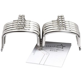 starPG 8.5cm Comb Tip Insert Silver Pattern Handmade Parts Set of 10