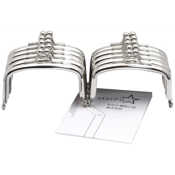 starPG 8.5cm Comb Tip Insert Silver Pattern Handmade Parts Set