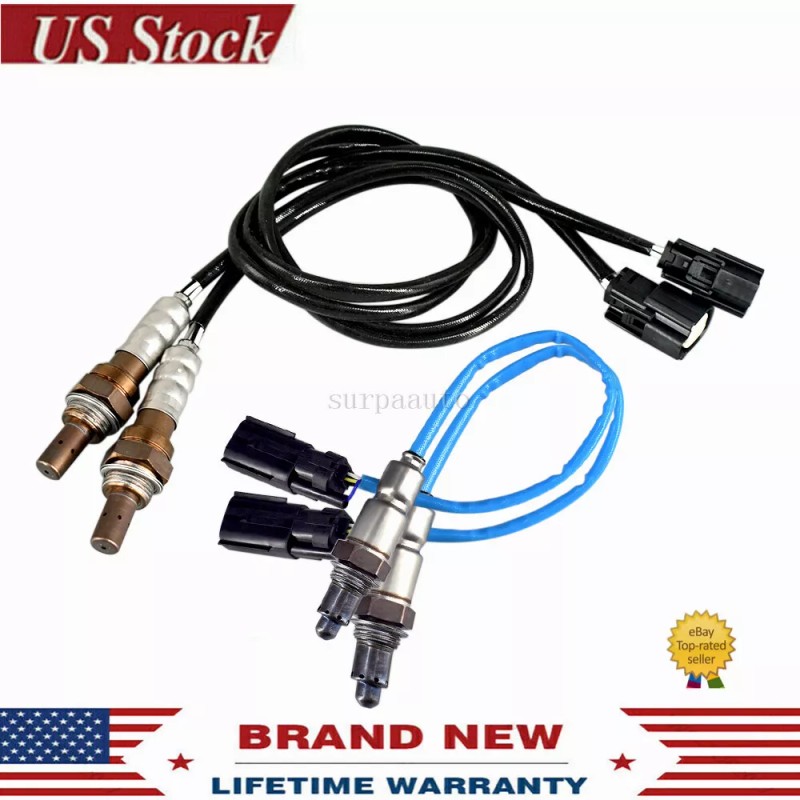 AUTO-NEW 4 Upstream+Downstream O2 Oxygen Sensor For 2013-2015 Ford Explorer