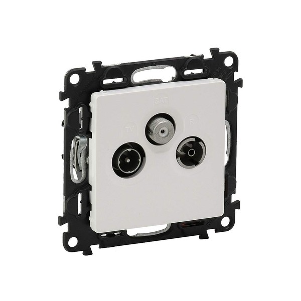 Legrand, Valena Life, TV-R-SAT Star Socket, TV Socket, Attenuation 1.5