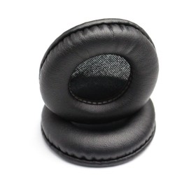 Replacement Earpads Leather Ear Cushions Spare Ear Pads Kit fit for Universal Diameter 60MM(1Pair Black)