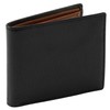 Golbe Men's Bi-fold Wallet, Cowhide, Vegetable Tanned Leather, Smart Model,