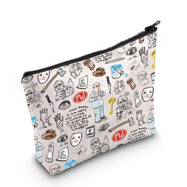 Horror Movie Makeup Bag Beau Movie Gifts Horror Movie Fans Gifts Horror Movie Zipper Pouch (DearMom UK)