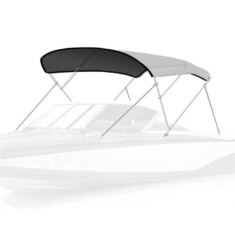 Bimini Top Replacement Canvas Canopy for Boat with Storage Boot,