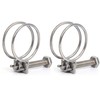 Double Wire Adjustable 304 Stainless Steel Hose Clamps for 13-16mm