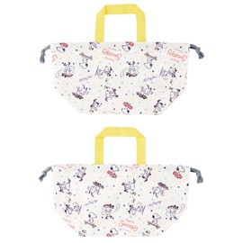 Skater KB7 Snoopy Skateboard Lunch Box for Kids with Gusset, Made in Japan