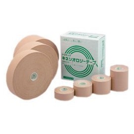 Toitec Kinesiology Tape, Soft Type (Wave Treatment), 1.0 inches (2.5 cm) x 16.4 ft (5 m), 12 Rolls