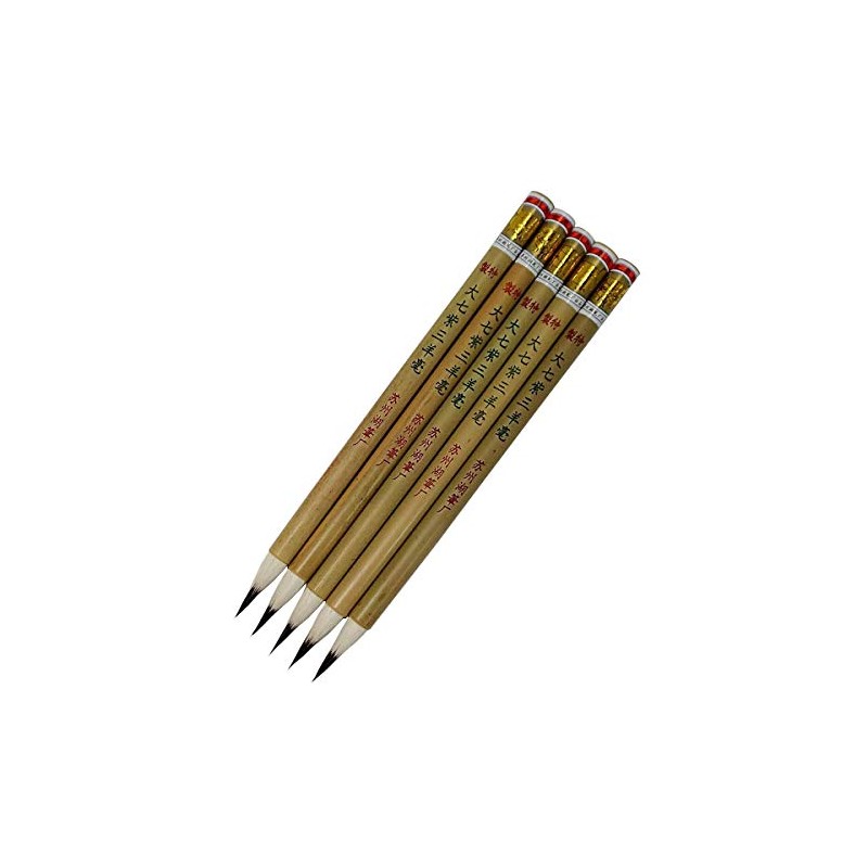 Calligraphy Brush, Golden Tile, Special Large Shichi Purple Three Sheeps,