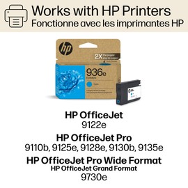HP 936e EvoMore Cyan Original Ink Cartridge