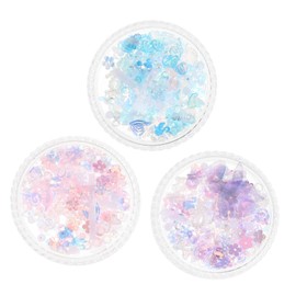 TOVINANNA 3 Boxes Acrylic Cute Stickers Rhinestones Decorations Face Gems Glitter Sticky Gems