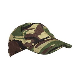Kids Army Camouflage Cap - Fits Ages 2-14 Childs Camo Baseball Cap