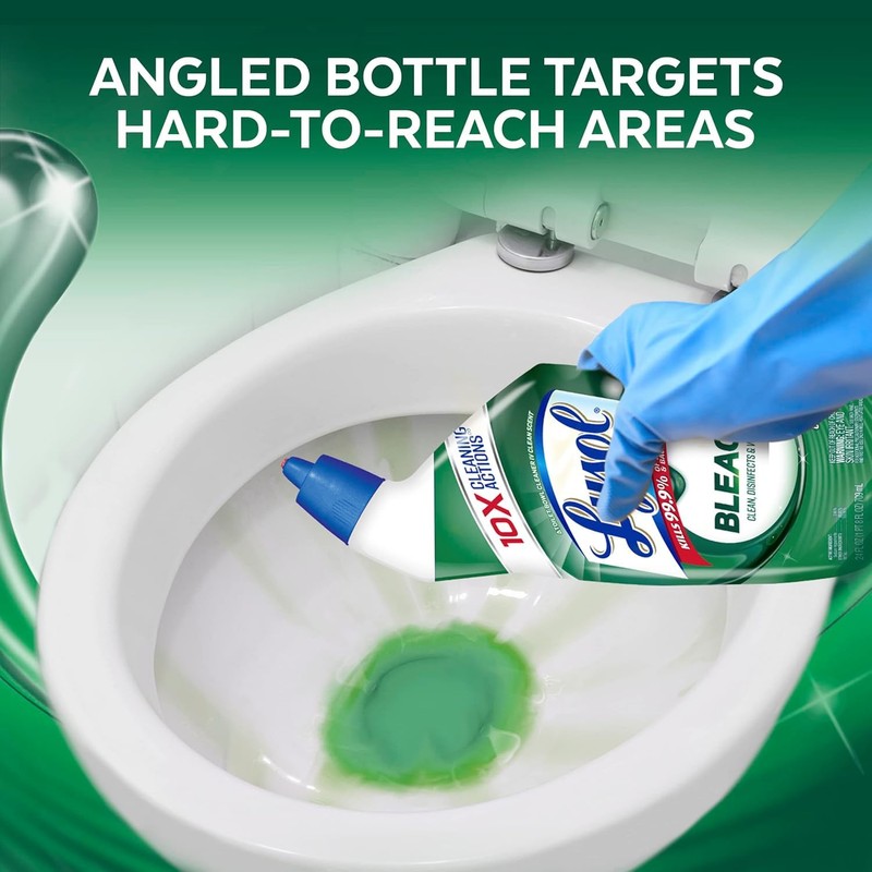 Lysol Toilet Bowl Cleaner Gel, For Cleaning and Disinfecting, Stain