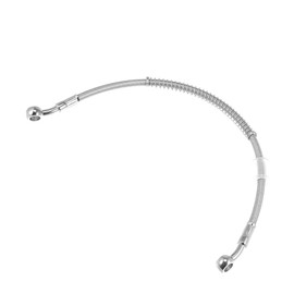 Hihaha Motorcycle Brake Hose Oil Line Pipe/for Motor Bike/Stainless Steel,Nylon,PVC / 1 Pc Silver Tone