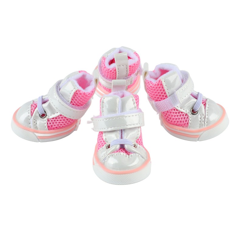 Dog Shoes Spring Summer Stylish Cute Breathable Mesh Slip Resistant