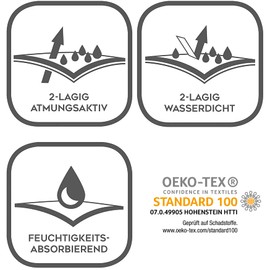 SETEX Terry Towelling Waterproof Mattress Protector, Generation, White, F4PE, Terrycloth, Weiß, 100 x 200 cm