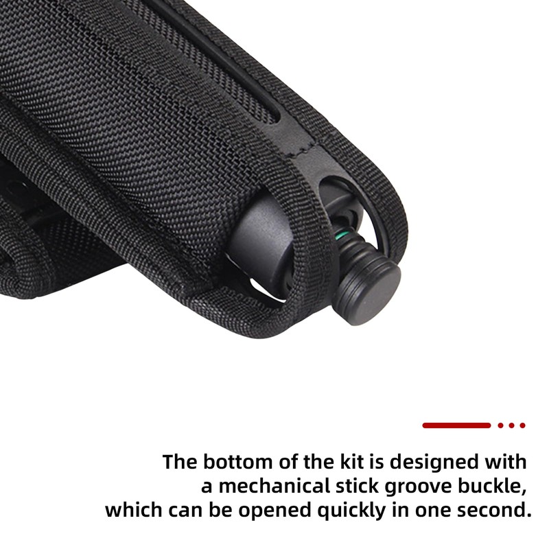 YHZNAGEM Baton Holder Tactical Quick Draw Stick Holster 360 Degree