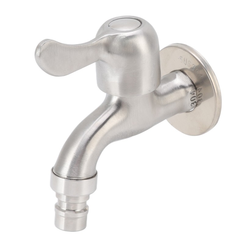 G1/2 Washing Machine Tap Leakage Proof Cold Water Stainless Steel