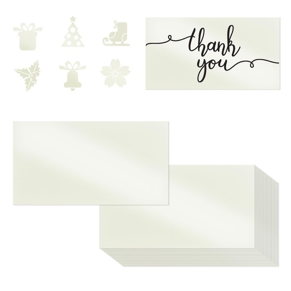 BEISHIDA 3 x 5 Inch Shimmer Cardstock, Cream Shimmer Paper,
