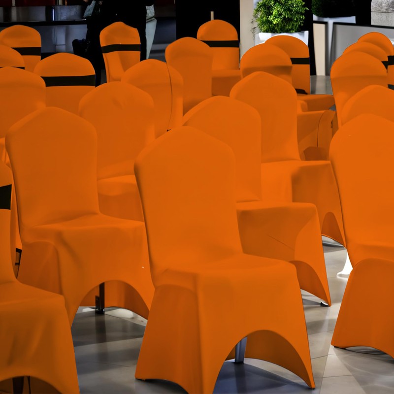 Trimming Shop Chair Cover Spandex Polyester Stretch Fabric Dining Slipcovers