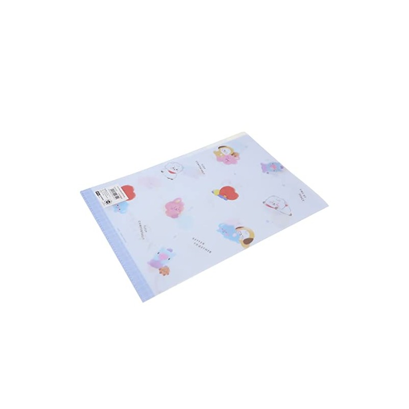 Kamio Japan 5 Index A4 Clear File, Made in Japan
