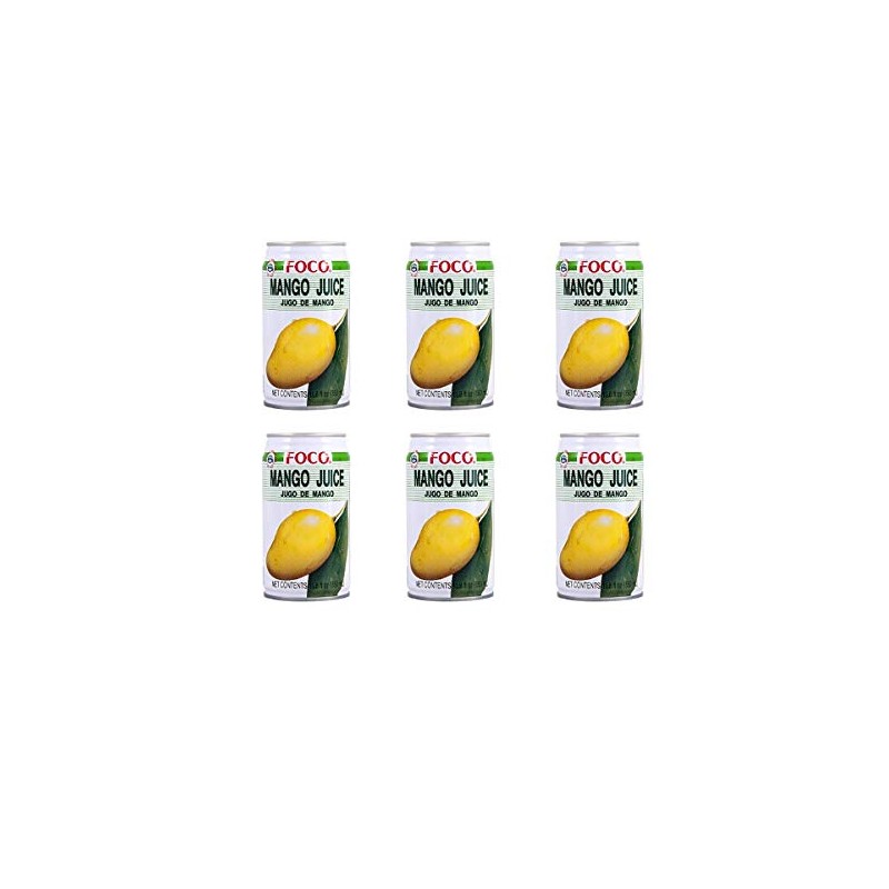 Foco Thai Jugo de Mango - Mango Juice (6 Pack,