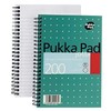 Pukka Pad Jotta Notebook Wirebound Perforated Ruled 80gsm 200pp A5 Metallic Ref JM021 [Pack 3]