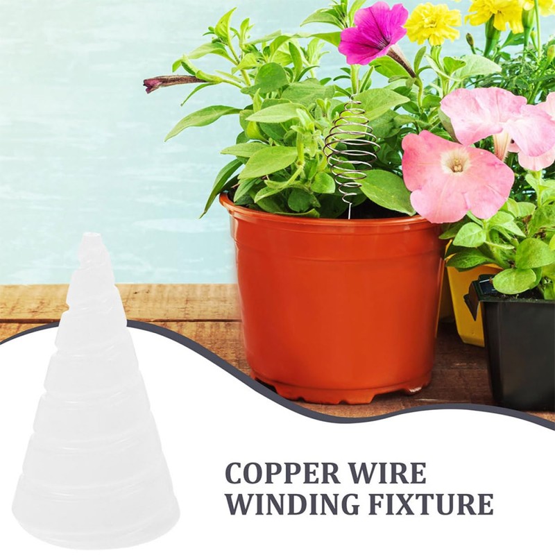 Sosoport 2pcs Wire Antenna Jig for Electroculture Gardening Coil Winding