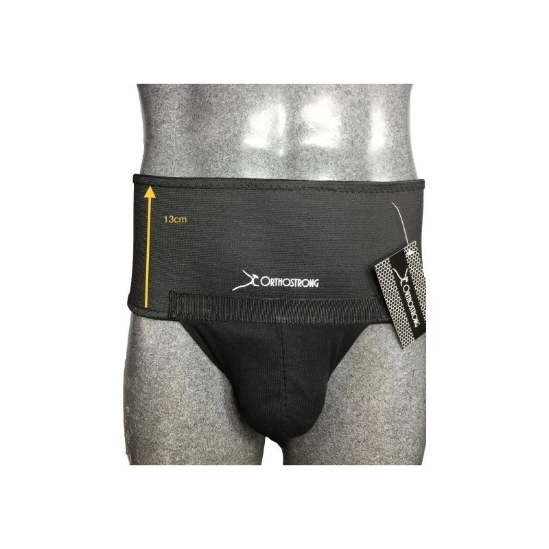 Suspensorio Clínico Ortopédico Transpirable 13cm De Ancho Negro Grande 34