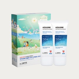[1+1] Santé Azulene Soother Sun Essence 75ml x2 El Sol Boosting Jojoba Oil 500ml / [1+1] 상떼 아줄렌 수더 선에센스 75ml x2개 엘솔부스팅호호바오일500ml