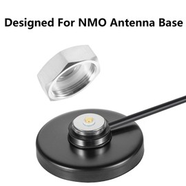 304 Stainless Steel Heavy Duty NMO Antenna Mount Cap with O Ring Seal Dust Weather Rain Protective Cover （Pack of 2）, Eifagur