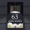 Custom Signs Solar Illuminated Modern Anthracite House Number Sign 24cm