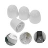 OSALADI Toilet Supplies 4pcs White Plastic Toilet Bolt Easy to