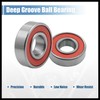 Hihaha 2pcs 6003RS Deep Groove Sealed Shielded Ball Bearing Universal