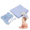 3pcs Baby Photography Props Soft Newborn Photo Blanket Doll Hat