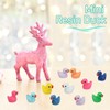 Rachan130 Pcs Mini Ducks Bulk Resin Duck Figurines for Miniature