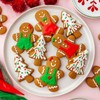 PTaizjjz 3pcs Gingerbread Man Cookie Cutters Set,Stainless Steel Christmas Cookie