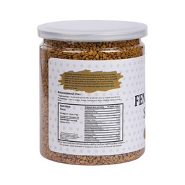 Fenugreek Seeds 14oz, 100% Pure & Natural Methi Seeds, Premium Quality, fenogreco en semillas, For Cooking, Herbal Uses and Overall Wellness - By Yogi’s Gift®