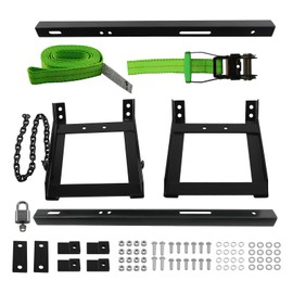maXpeedingros Adjustable Semi Truck Tire Rack with Hardware Spare Tire Mount Tire Carrier