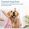Winthome Super Absorbent Microfibre Dog Bath Towel, 77 x 127