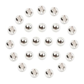 EUPHENG 25 PC Slotted Tungsten Beads Fly Tying Beads Head for Nymph Fishing Materials 12 Colors / 5 Sizes