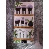 BS-MALL 11-Piece Bamboo Makeup Brush Set with Organizer Bag &