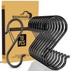 WHITECLOUDZ 10Pack Heavy Duty S Hooks for Hanging with Safety